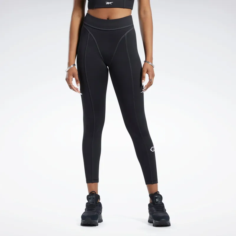 Reebok Apparel Women Cardi B High-Rise Leggings Black sold by Reebok