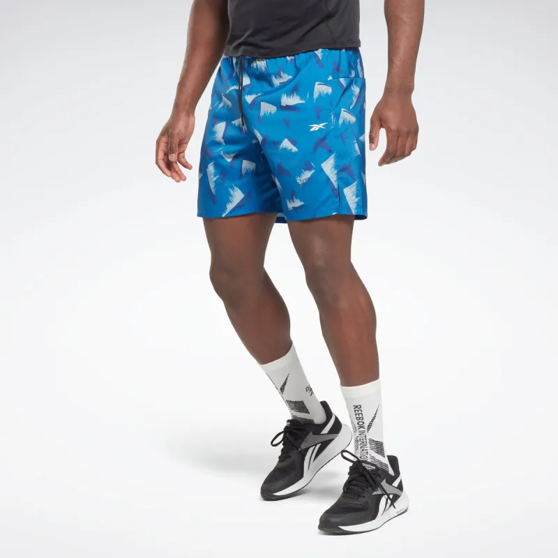 Reebok Apparel Men Graphic Speed 2.0 Shorts Vecblu sold by Reebok