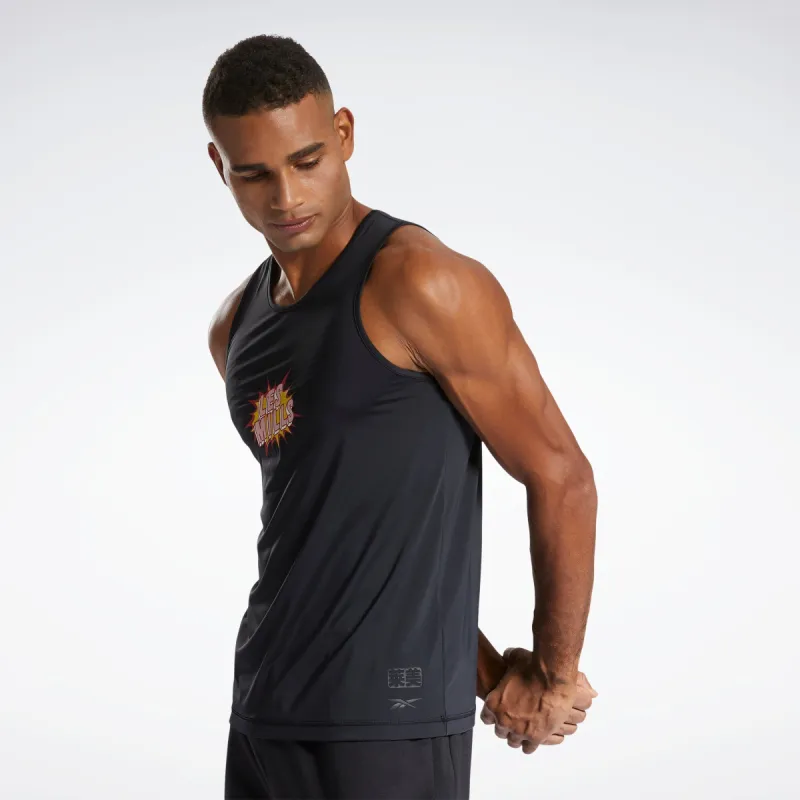 Reebok Apparel Men Les Mills® Cny Graphics Tank Top Black sold by Reebok