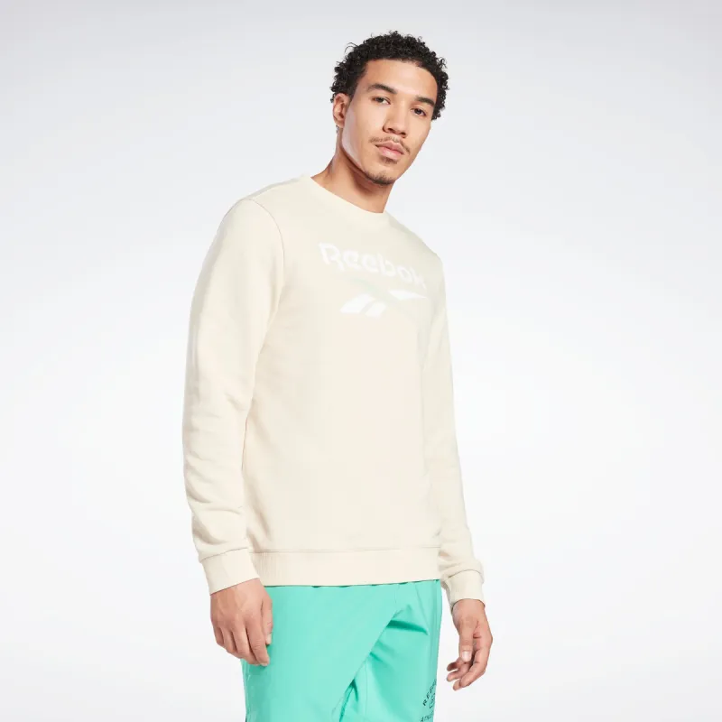 Reebok Apparel Men Reebok Identity Big Logo Crew Stucco sold by Reebok