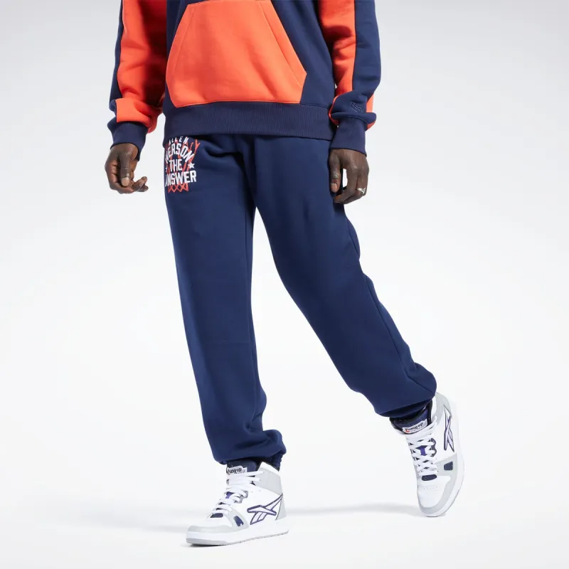 Reebok Apparel Men Iverson Basketball Fleece Joggers Vecnav sold by Reebok