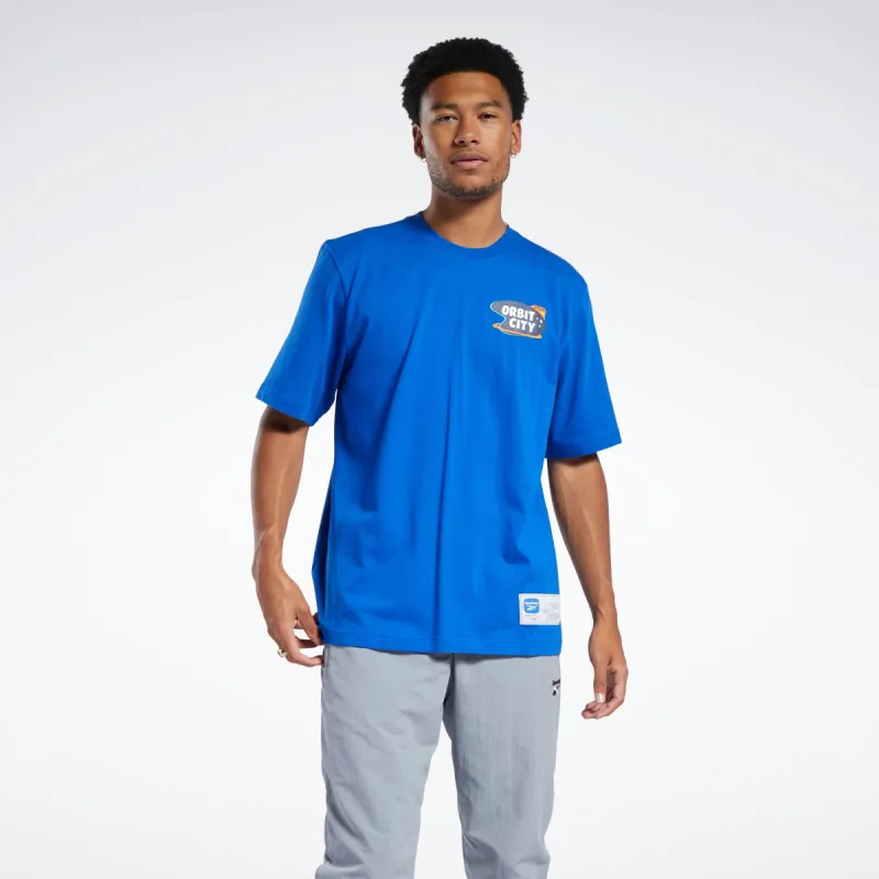 Reebok Apparel Men The Jetsons Orbit City Short Sleeve Graphic T-Shirt Humblu sold by Reebok