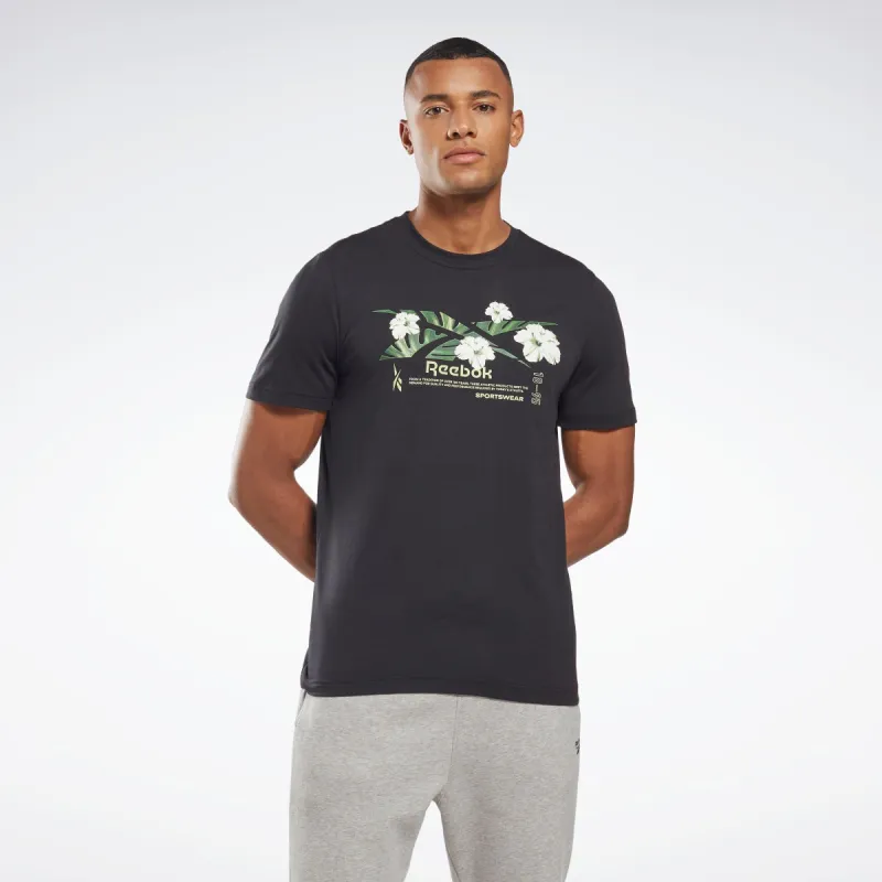 Reebok Apparel Men Reebok Graphic Series T-Shirt Black sold by Reebok