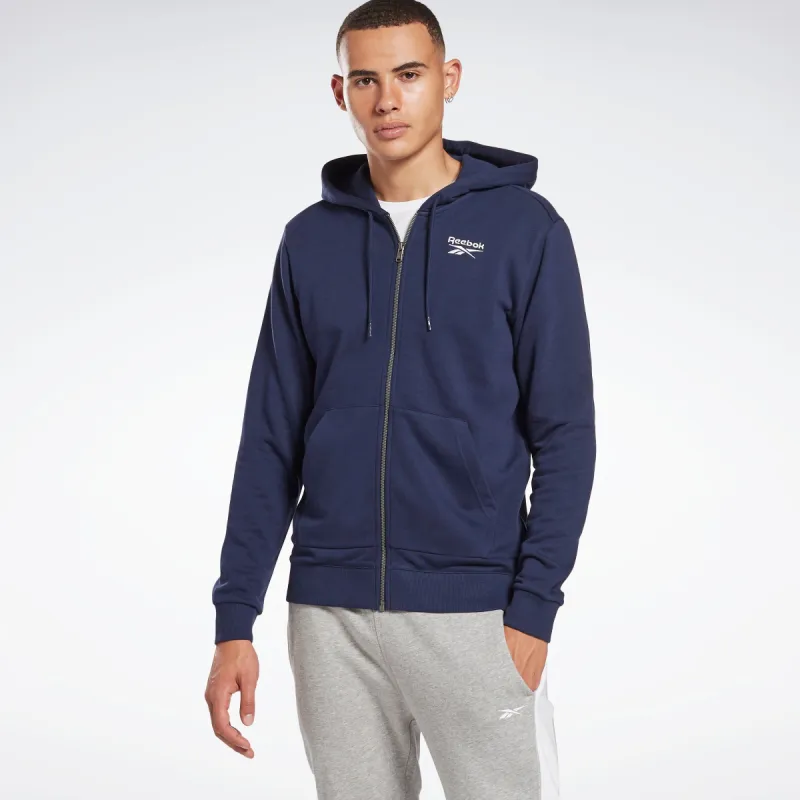 Reebok Apparel Men Reebok Identity Zip-Up Hooded Jacket Vecnav sold by Reebok
