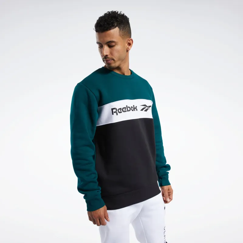 Reebok Apparel Men Classics Linear Crew Sweatshirt Deetea sold by Reebok
