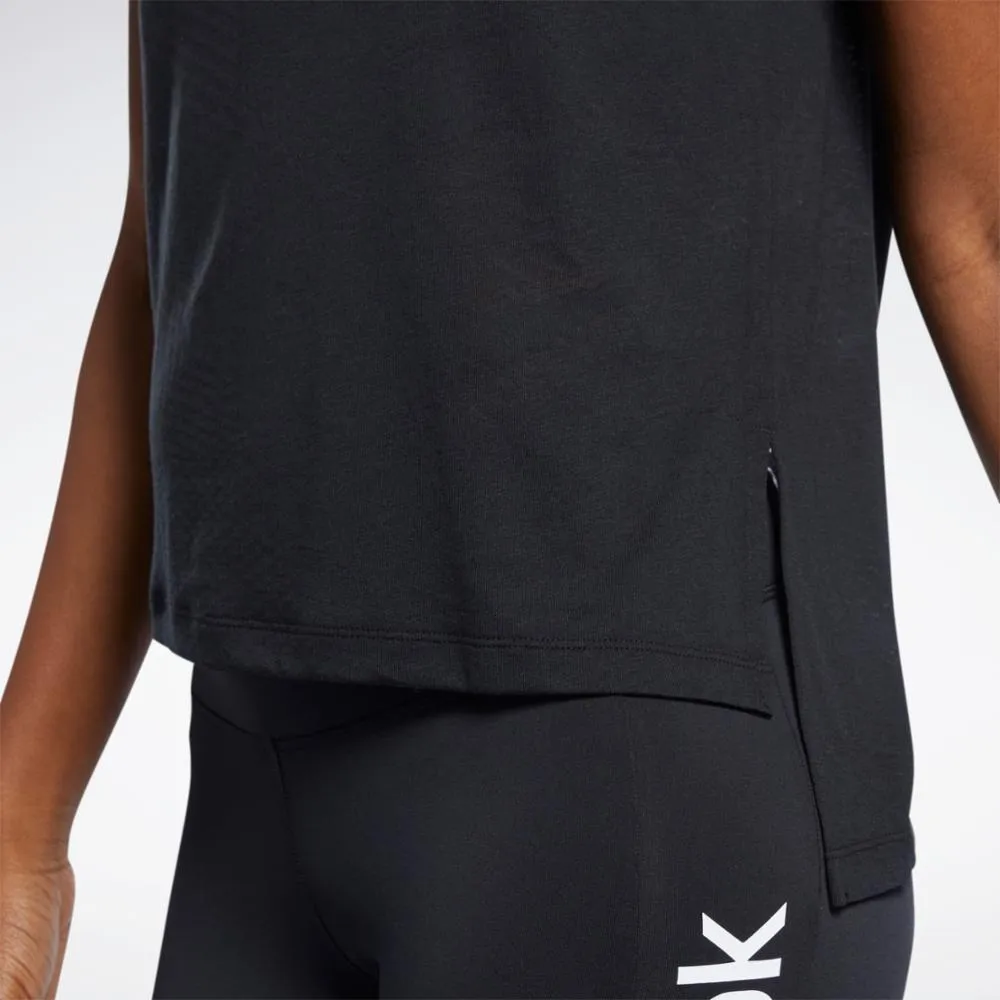 Reebok Apparel Women Burnout T-Shirt BLACK sold by Reebok product image thumbnail 3