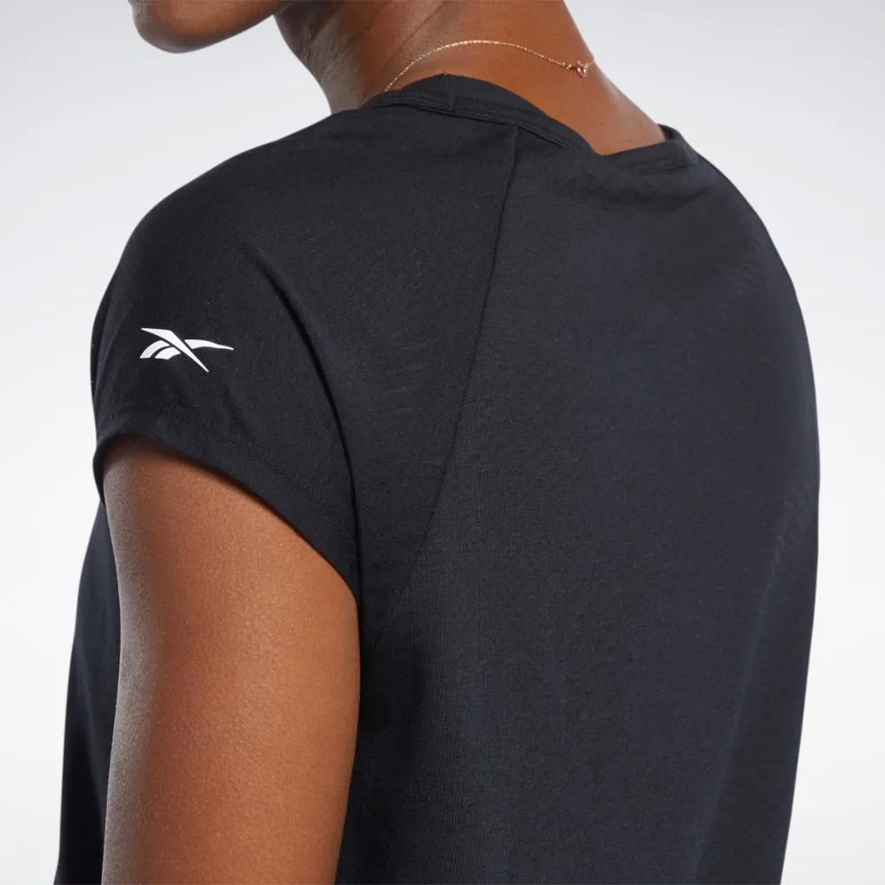 Reebok Apparel Women Burnout T-Shirt BLACK sold by Reebok product image thumbnail 4