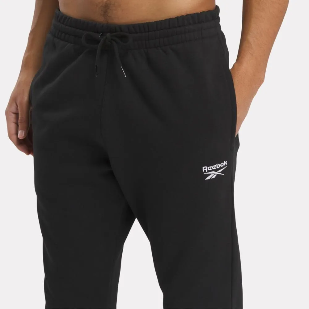 Reebok Apparel Men Reebok Identity Small Logo Fleece Joggers BLACK sold by Reebok product image thumbnail 5