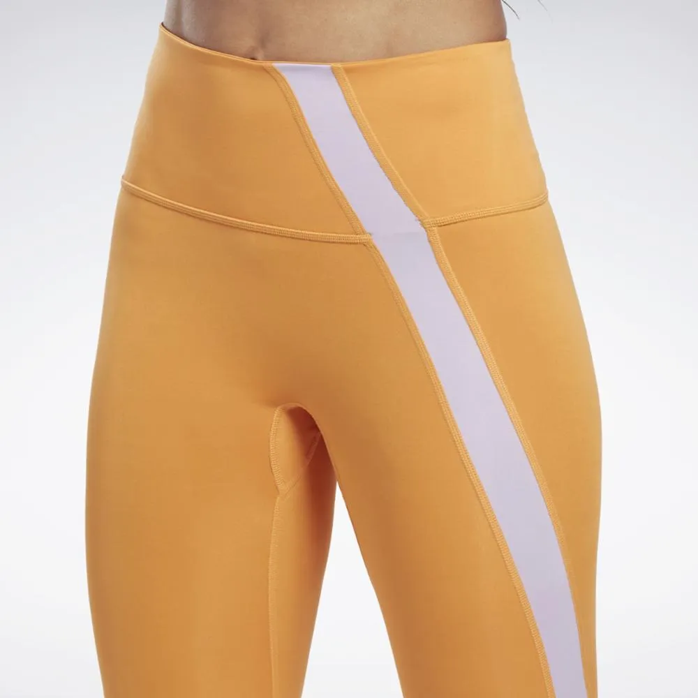 Reebok Apparel Women Workout Ready Vector Leggings PEAFUZ sold by Reebok product image thumbnail 5