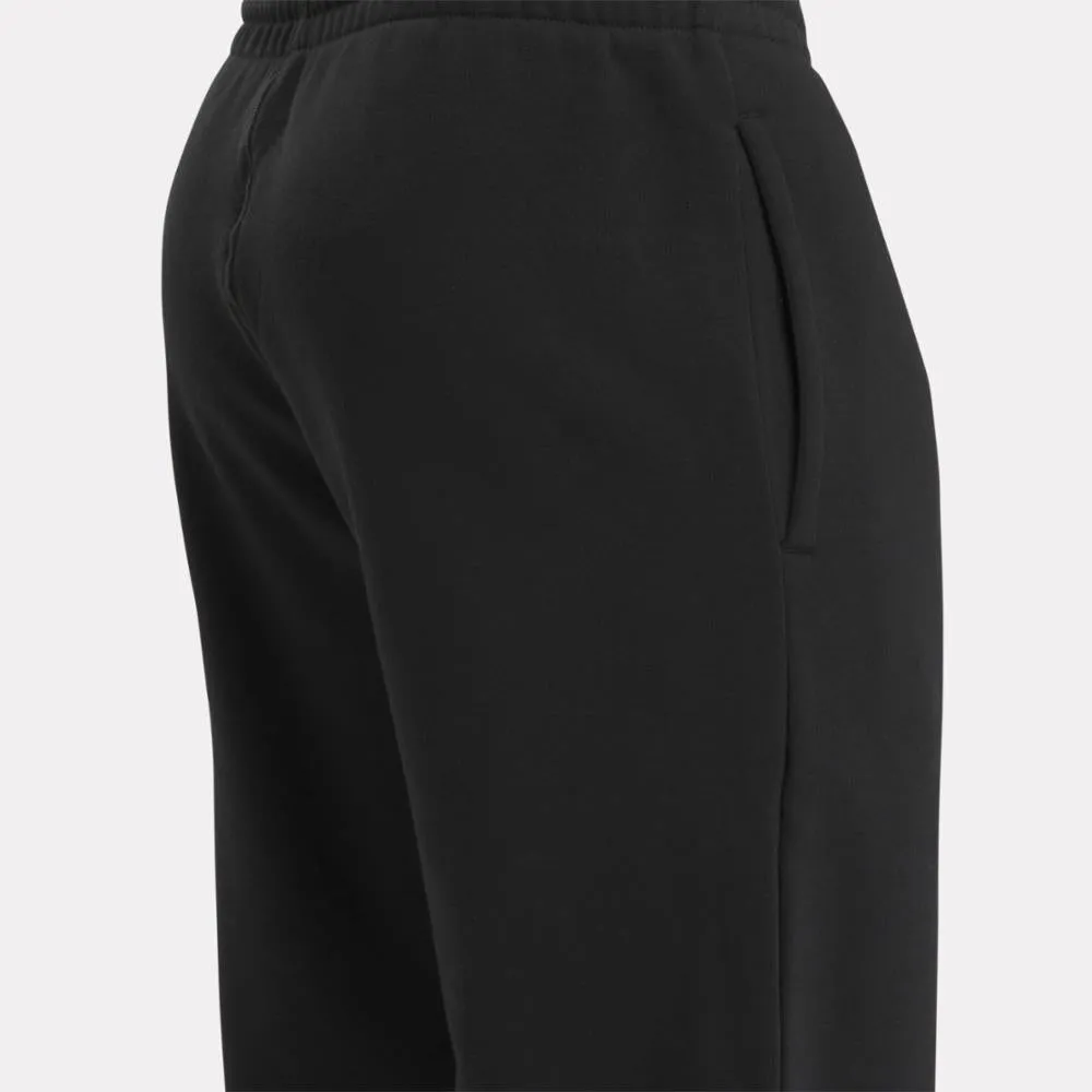 Reebok Apparel Men Reebok Identity Small Logo Fleece Pants BLACK sold by Reebok product image thumbnail 4