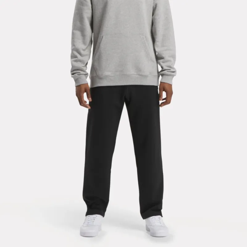 Reebok Apparel Men Reebok Identity Small Logo Fleece Pants BLACK sold by Reebok