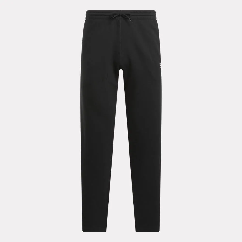 Reebok Apparel Men Reebok Identity Small Logo Fleece Pants BLACK sold by Reebok product image thumbnail 5