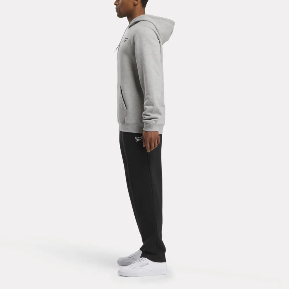 Reebok Apparel Men Reebok Identity Small Logo Fleece Pants BLACK sold by Reebok product image thumbnail 2