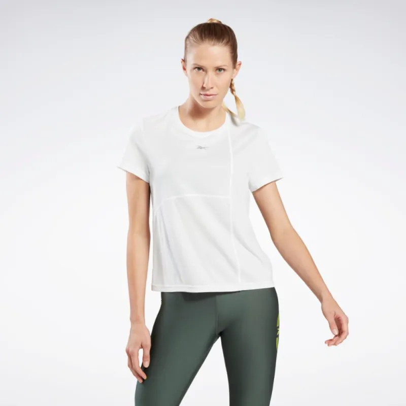 Reebok Apparel Women Running Speedwick T-Shirt WHITE/WHITE sold by Reebok