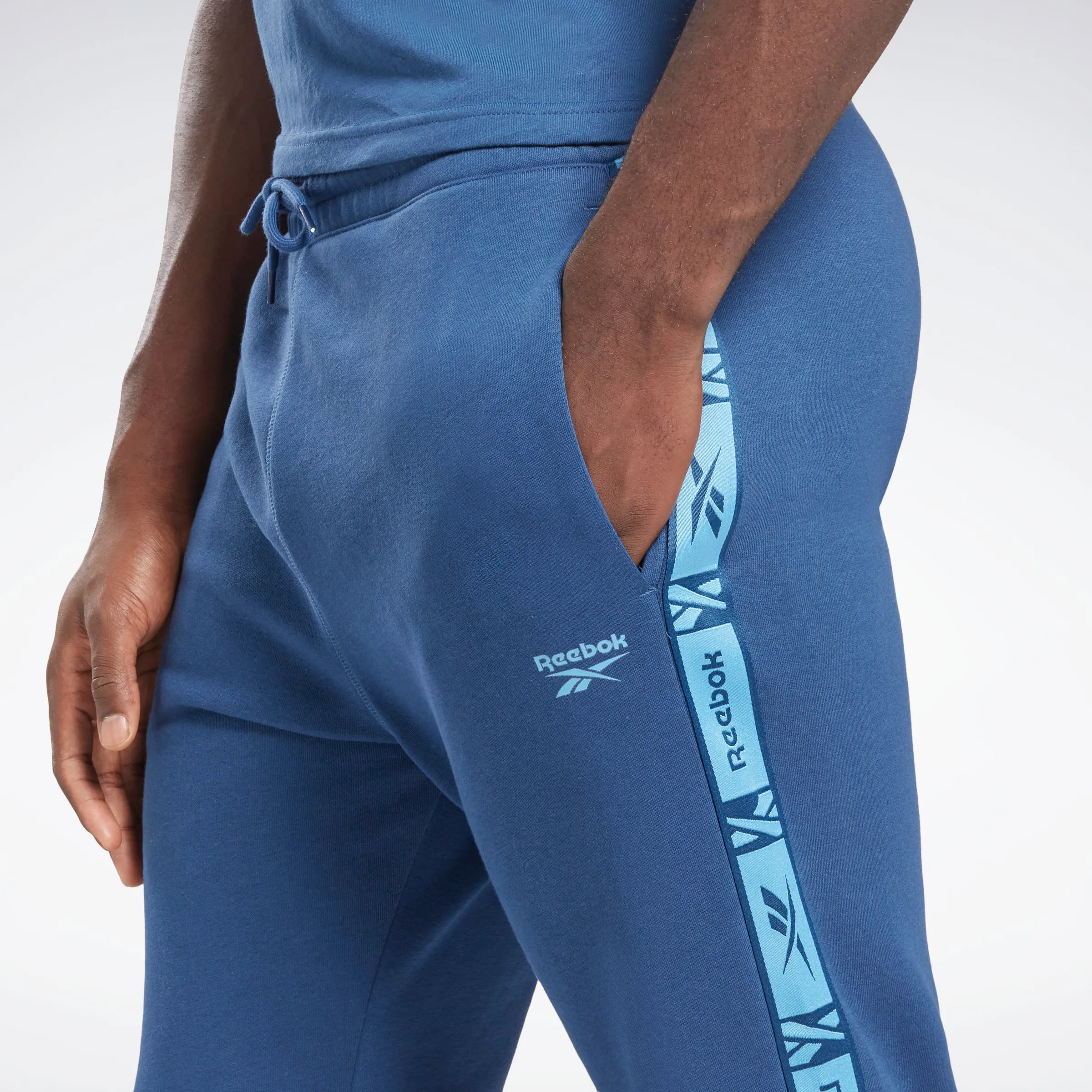 Reebok Apparel Men Training Essentials Tape Joggers Batblu sold by Reebok product image thumbnail 4