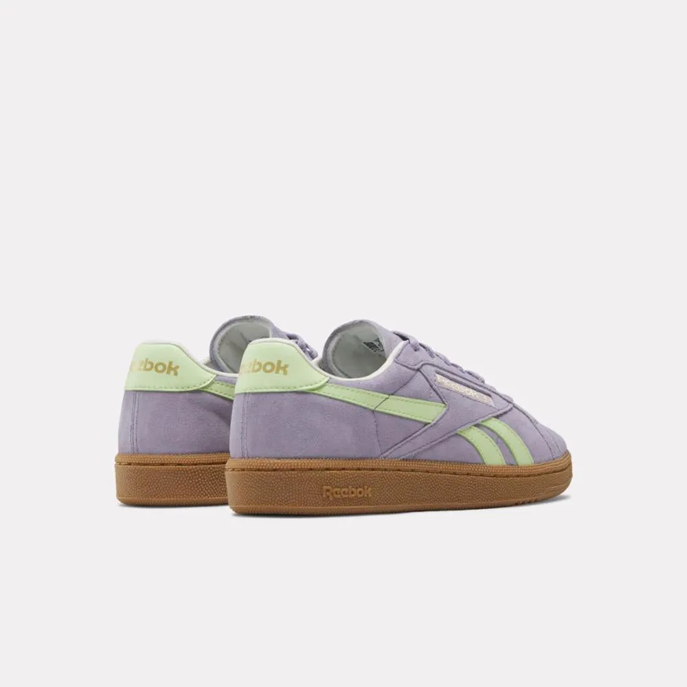 Reebok Footwear Women Club C Grounds UK Shoes DUSKPURPLE/ASTROLIME/GUM sold by Reebok product image thumbnail 3