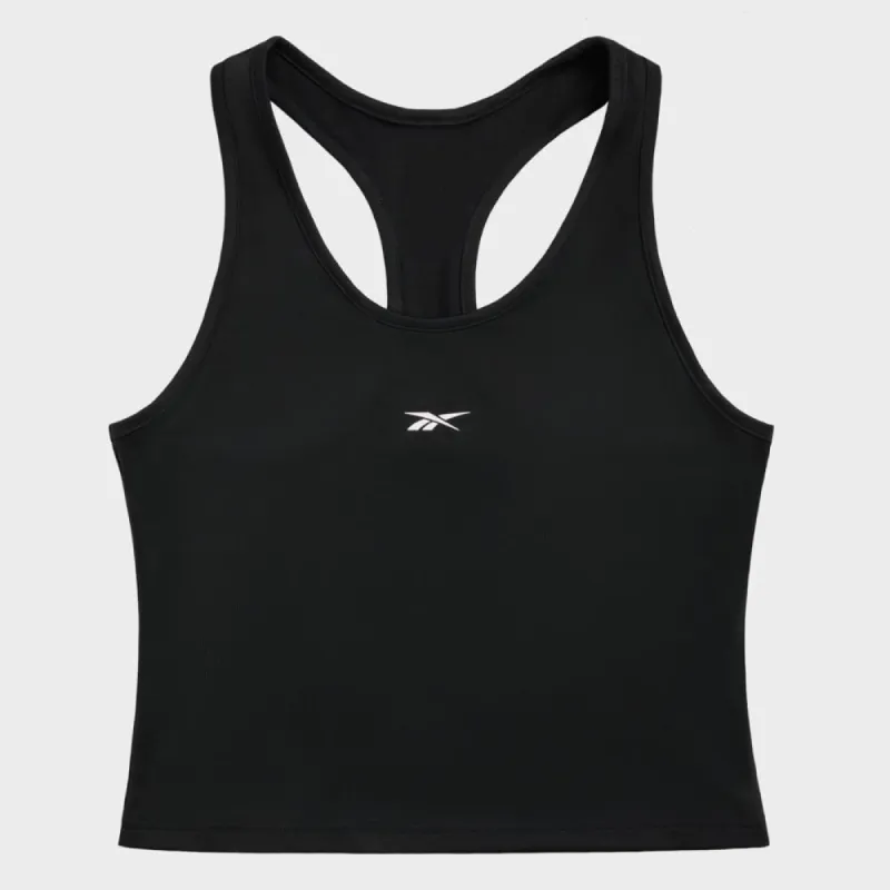 Reebok Apparel Women Workout Ready Simple Tank Top NGHBLK sold by Reebok