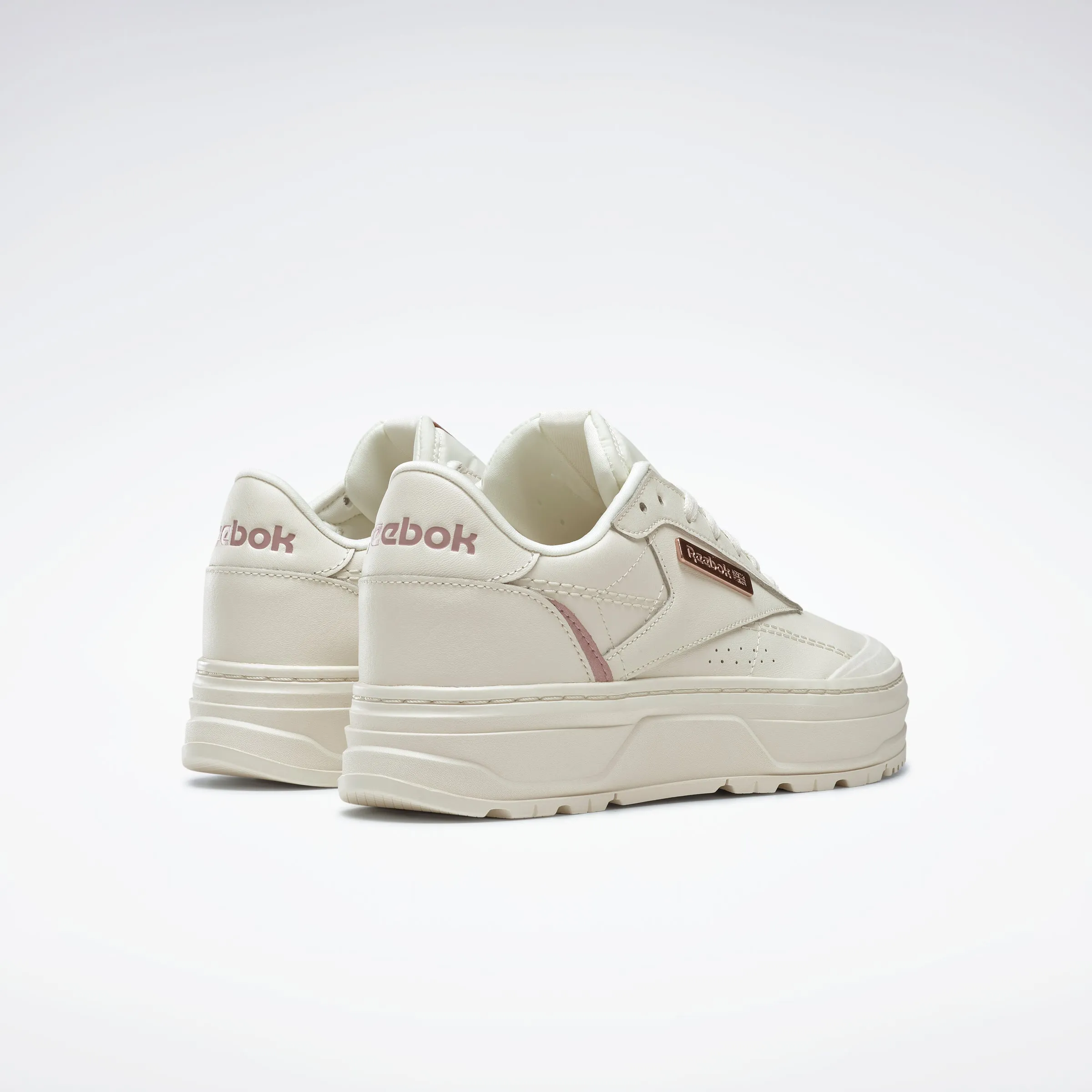Reebok Footwear Women Club C Double Geo Shoes Chalk/Inflil/Rosgol sold by Reebok product image thumbnail 4