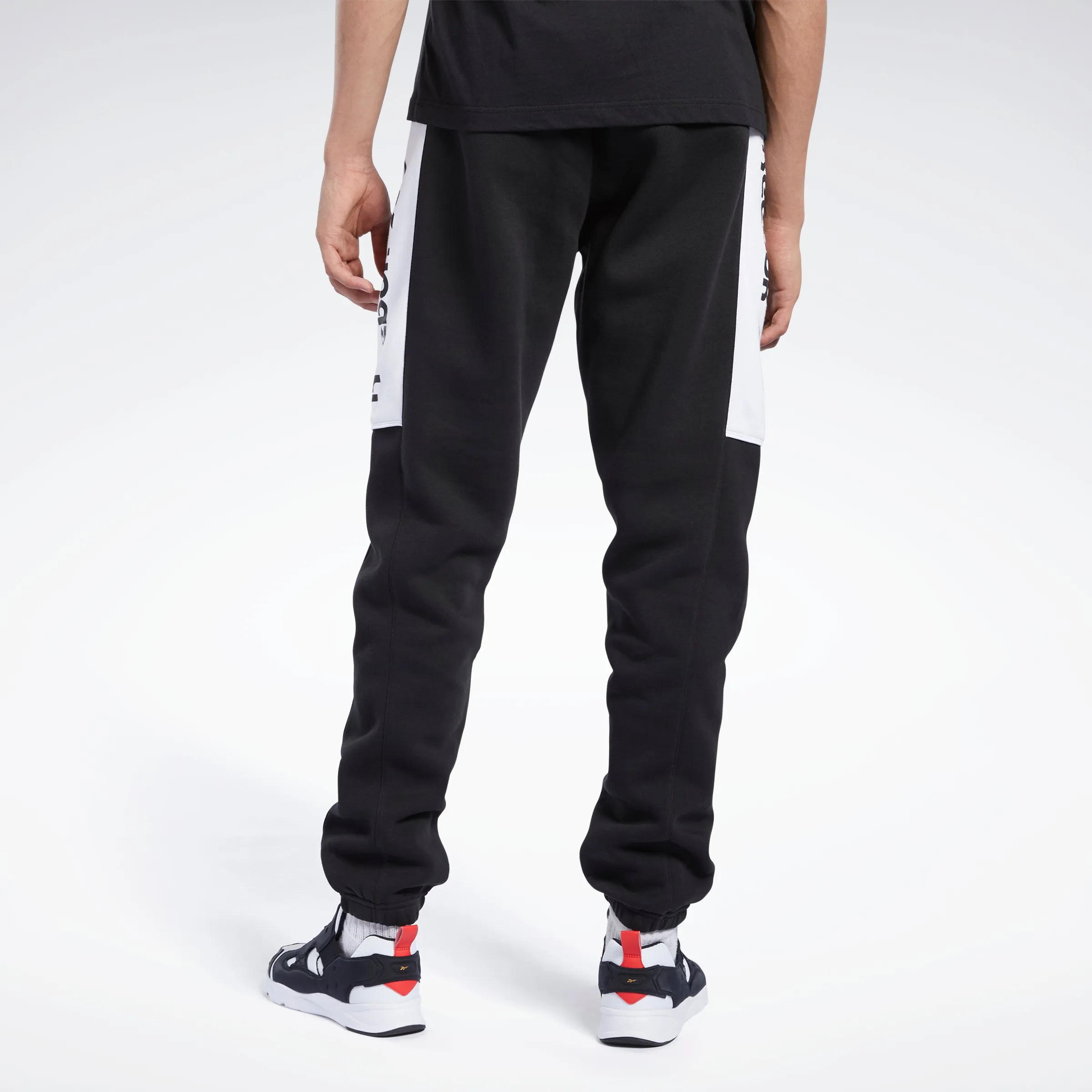 Reebok Apparel Men Classics Linear Pants Black sold by Reebok product image thumbnail 3