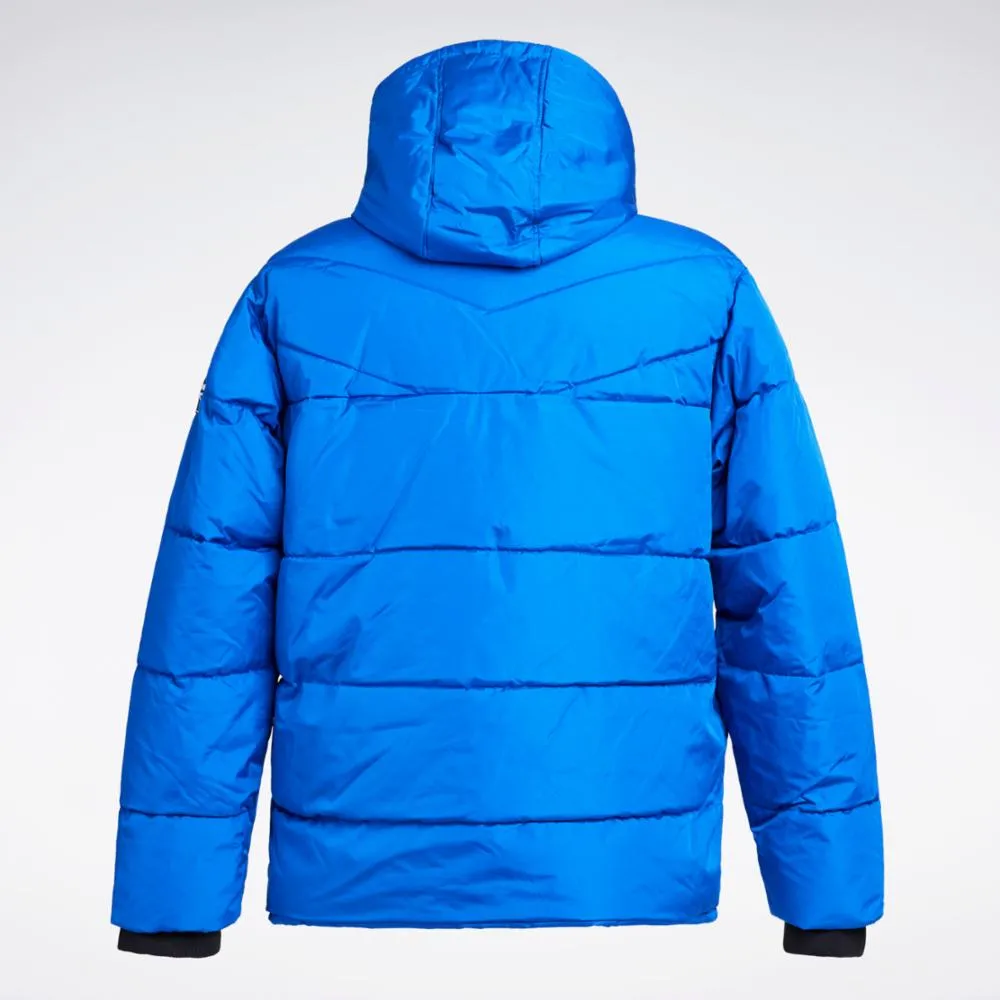 Reebok Apparel Men Quilted Puffer Winter Jacket VECTOR BLUE sold by Reebok product image thumbnail 2