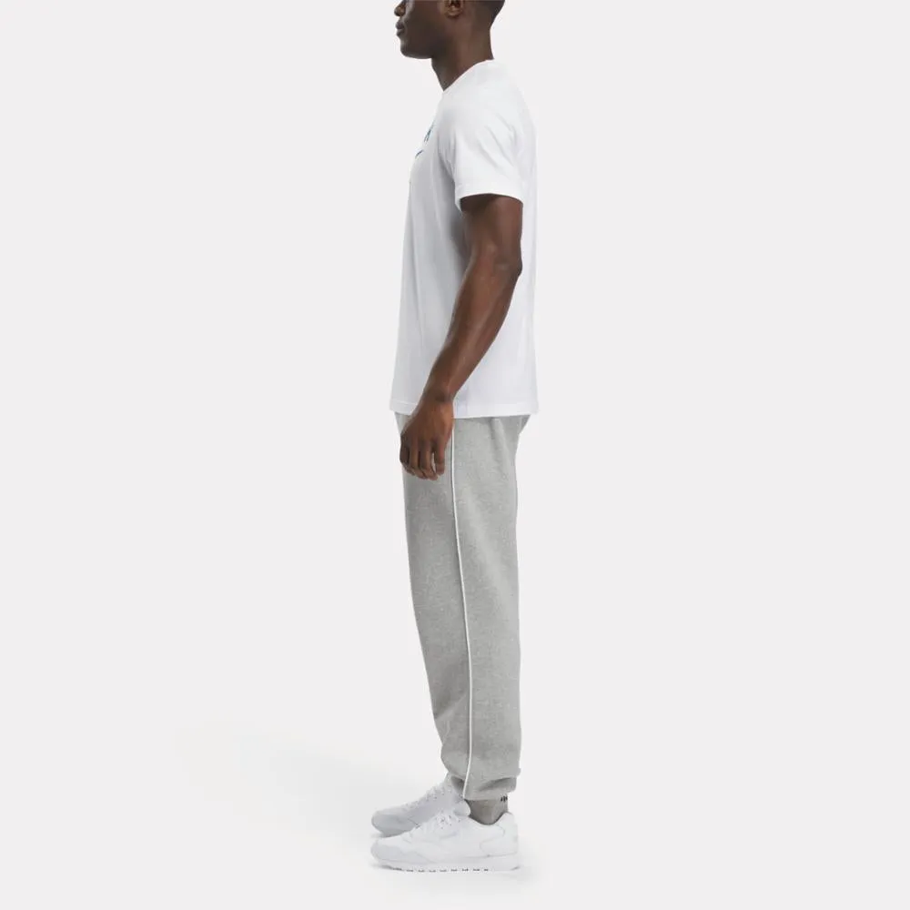 Reebok Apparel Men Reebok Identity Big Stacked Logo T-Shirt WHITE sold by Reebok product image thumbnail 2