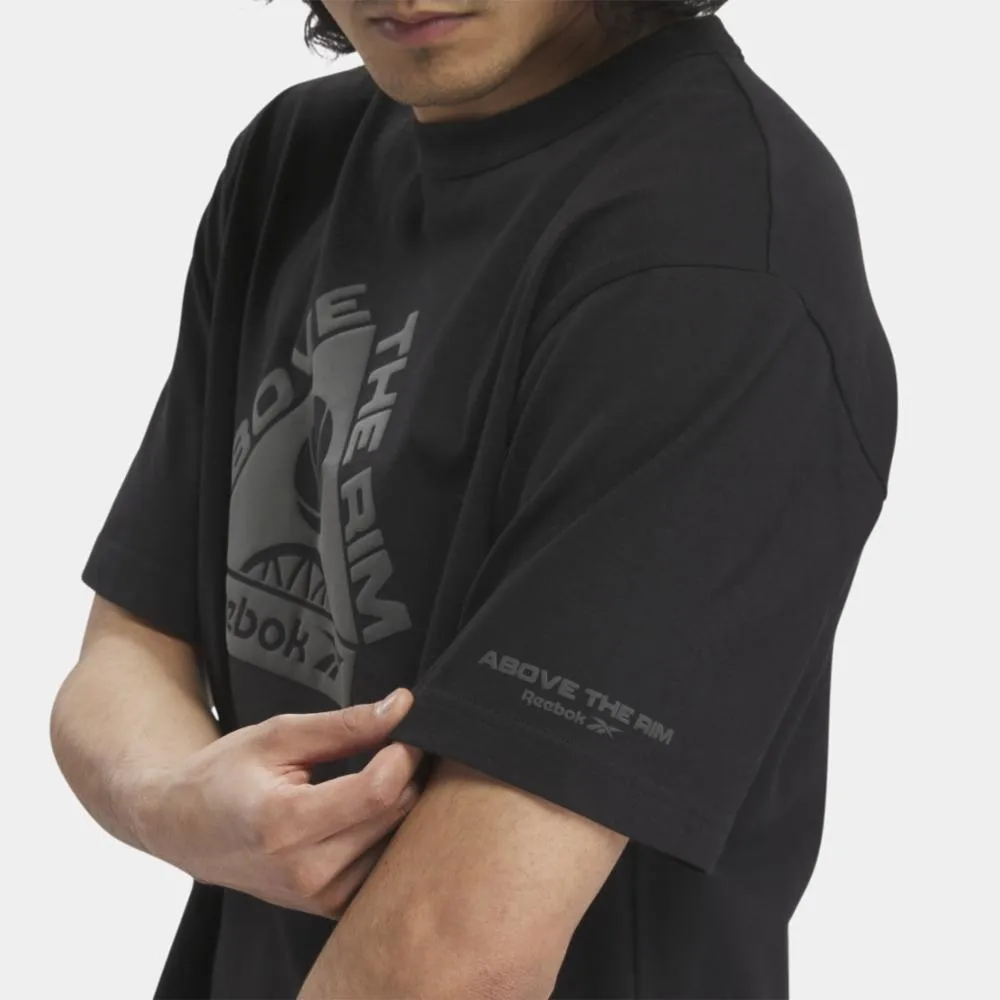 Reebok Apparel Men ABOVE THE RIM GRAPHIC T-SHIRT BLACK sold by Reebok product image thumbnail 5
