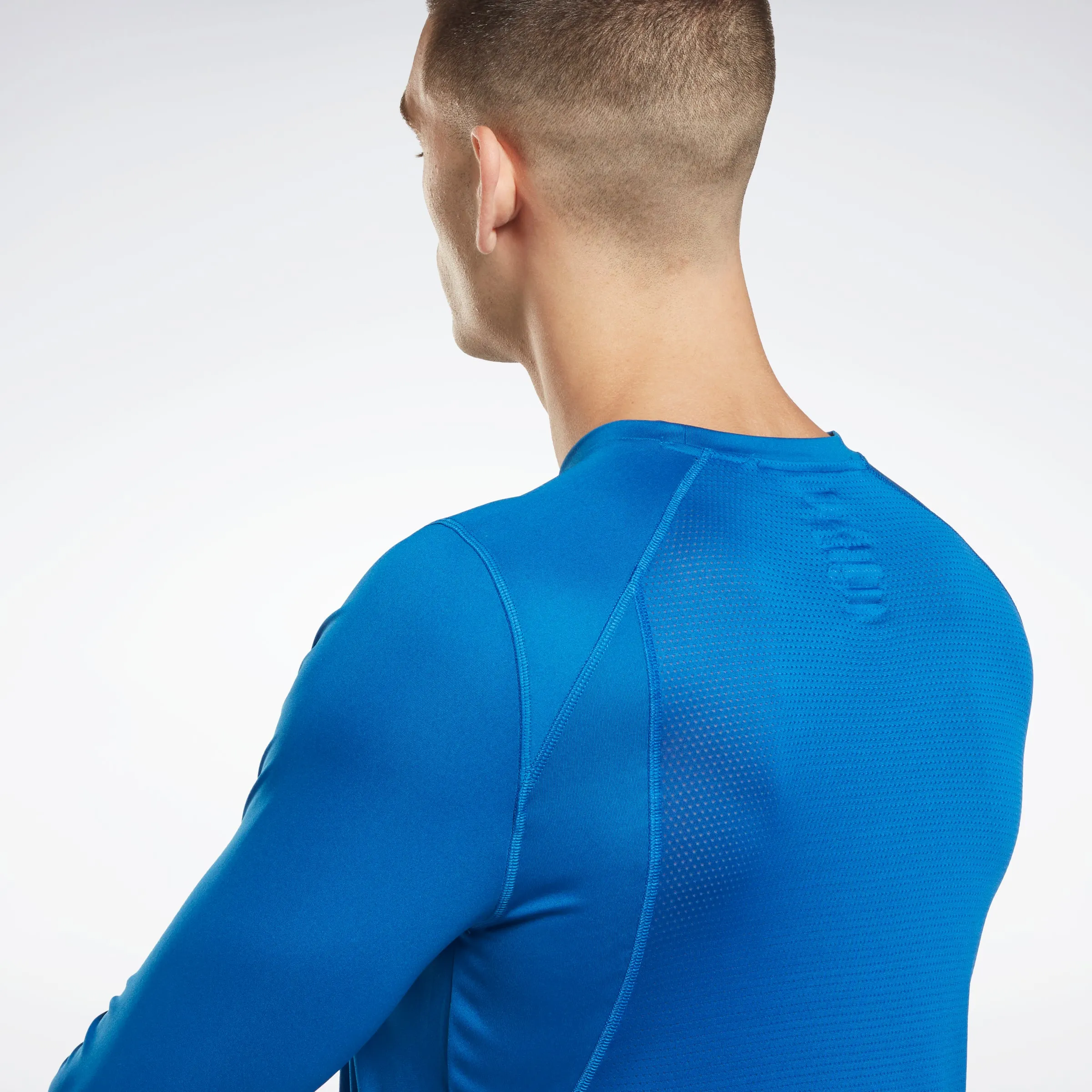 Reebok Apparel Men Running Long-Sleeve Top Vecblu sold by Reebok product image thumbnail 5