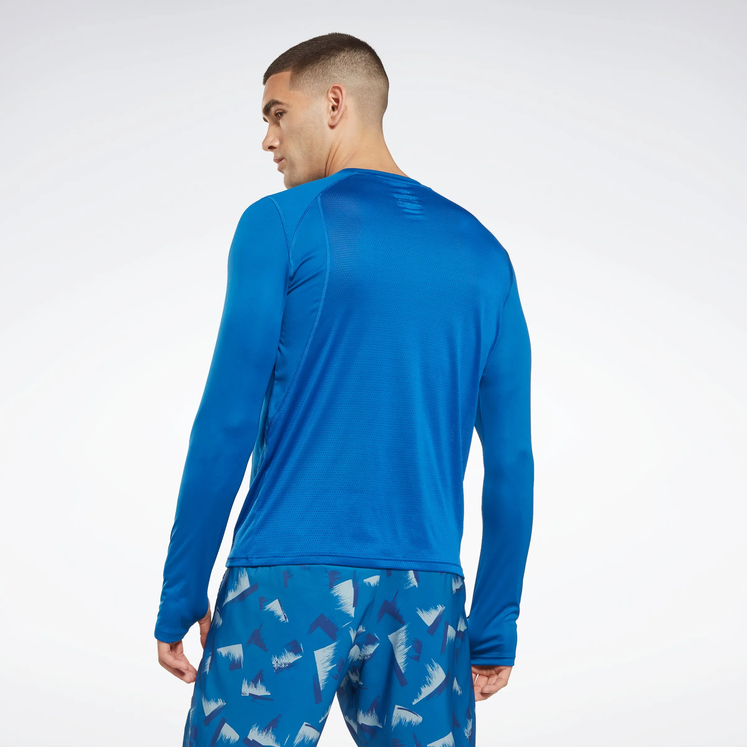 Reebok Apparel Men Running Long-Sleeve Top Vecblu sold by Reebok product image thumbnail 3