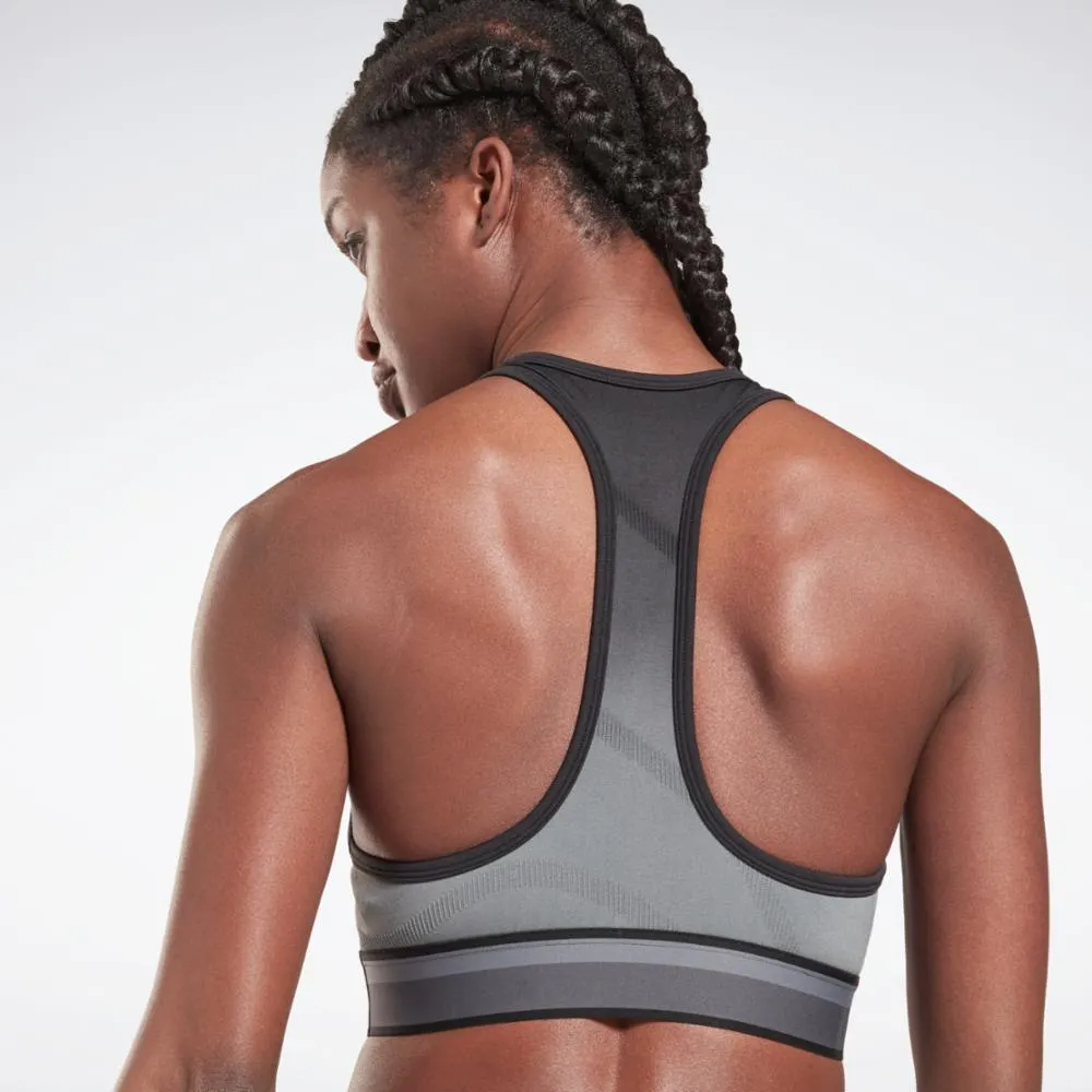 Reebok Apparel Women United By Fitness Seamless Crop Top BLACK/CDGRY6 sold by Reebok product image thumbnail 5