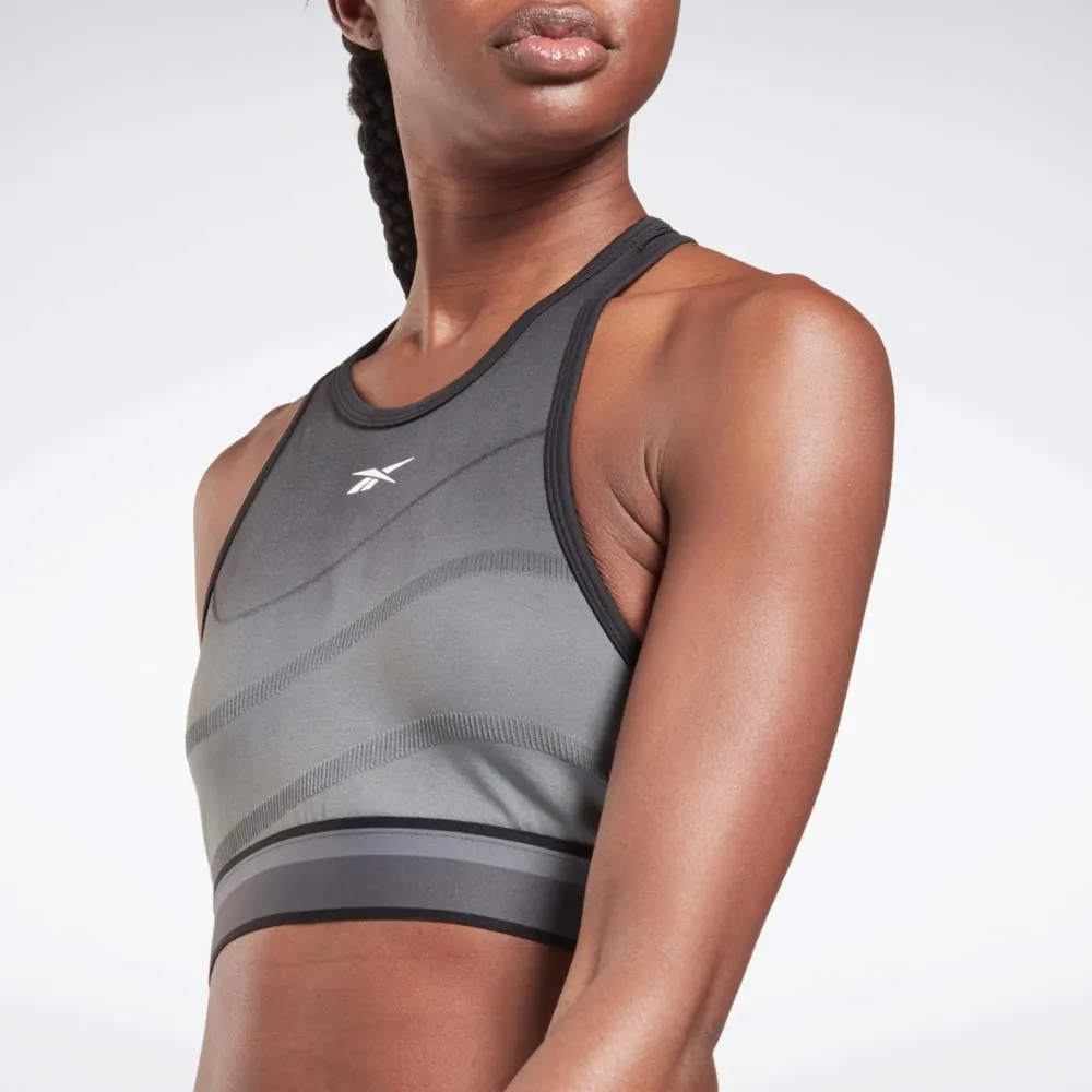 Reebok Apparel Women United By Fitness Seamless Crop Top BLACK/CDGRY6 sold by Reebok product image thumbnail 4