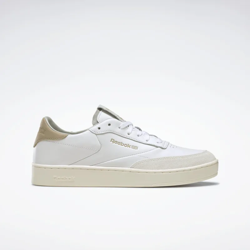 Reebok Footwear Men Club C Clean Shoes Ftwwht/Chalk/Modbei sold by Reebok