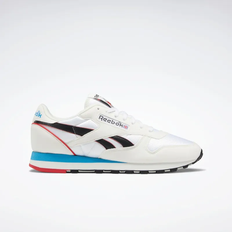 Reebok Footwear Men Classic Leather Shoes Chalk/Cblack/Alwblu sold by Reebok