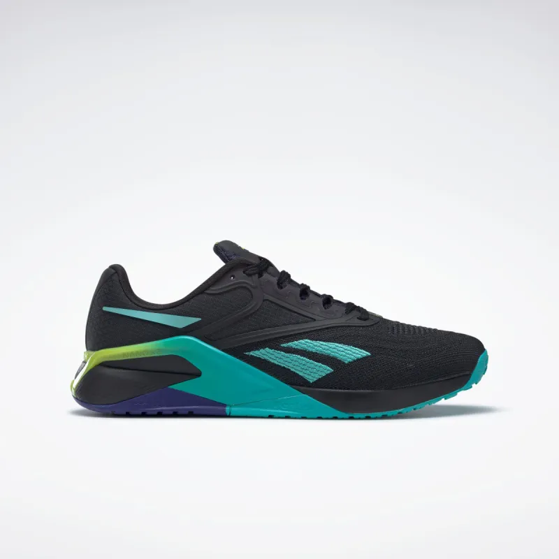 Reebok Footwear Men Reebok Nano X2 Shoes Cblack/Seclte/Aciyel sold by Reebok