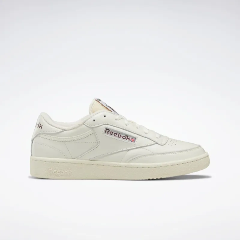 Reebok Footwear Men CLUB C 85 VINTAGE CHALK/ALABAS/MAROON sold by Reebok