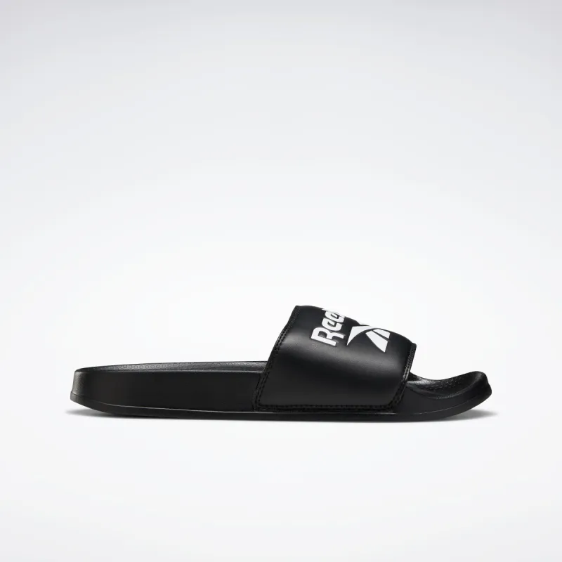 Reebok Footwear Men Reebok Classic Slides Black/White/Black sold by Reebok