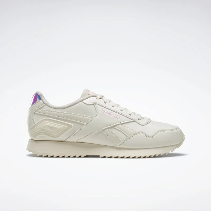 Reebok Footwear Women Royal Glide Ripple Clip Shoes Clawht/Pnkglw/Clawht sold by Reebok