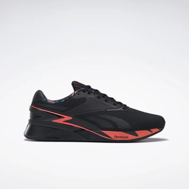 Reebok Footwear Men Nano X3 CBLACK/ORGFLA/PUGRY3 sold by Reebok