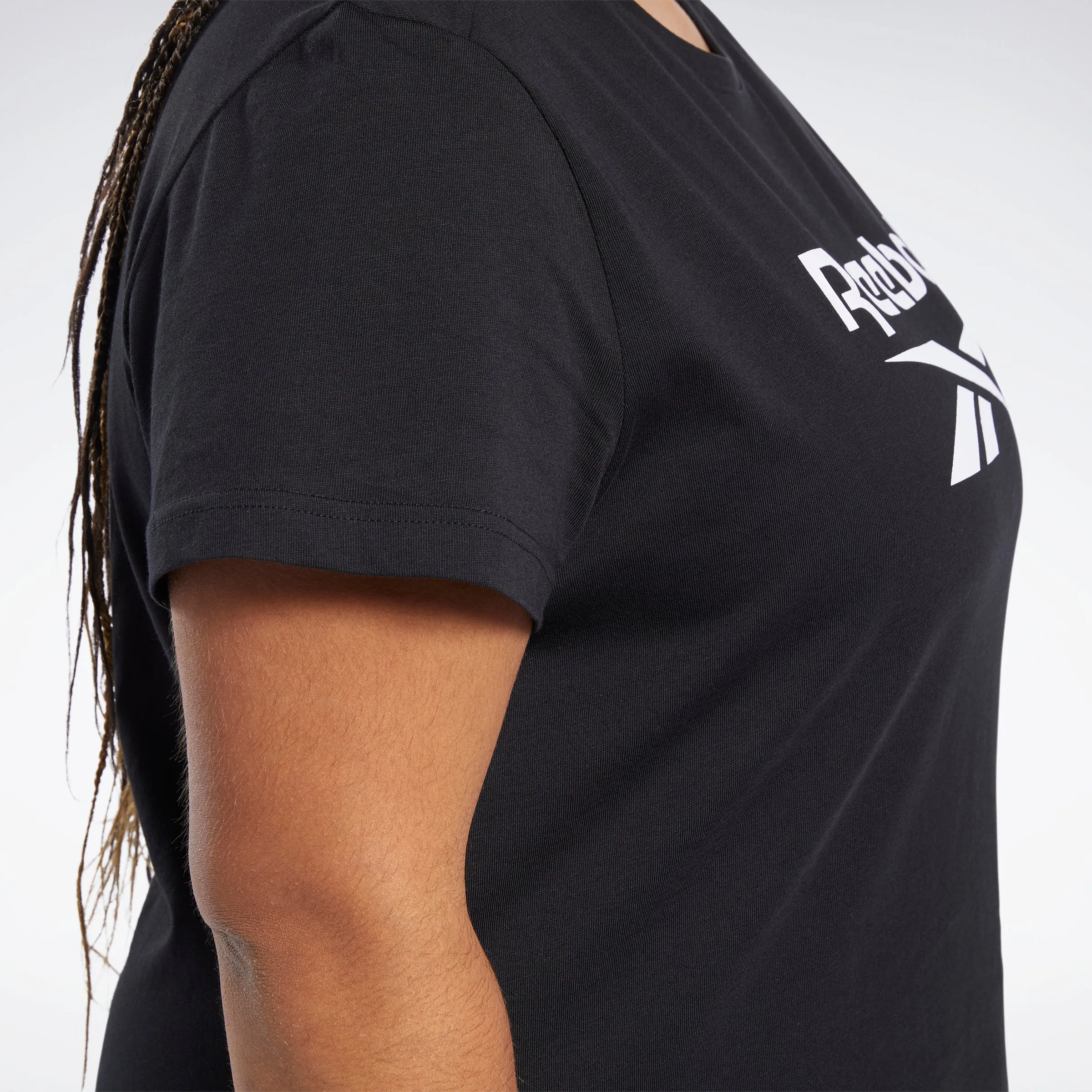 Reebok Apparel Women Classics Big Logo T-Shirt Black sold by Reebok product image thumbnail 3