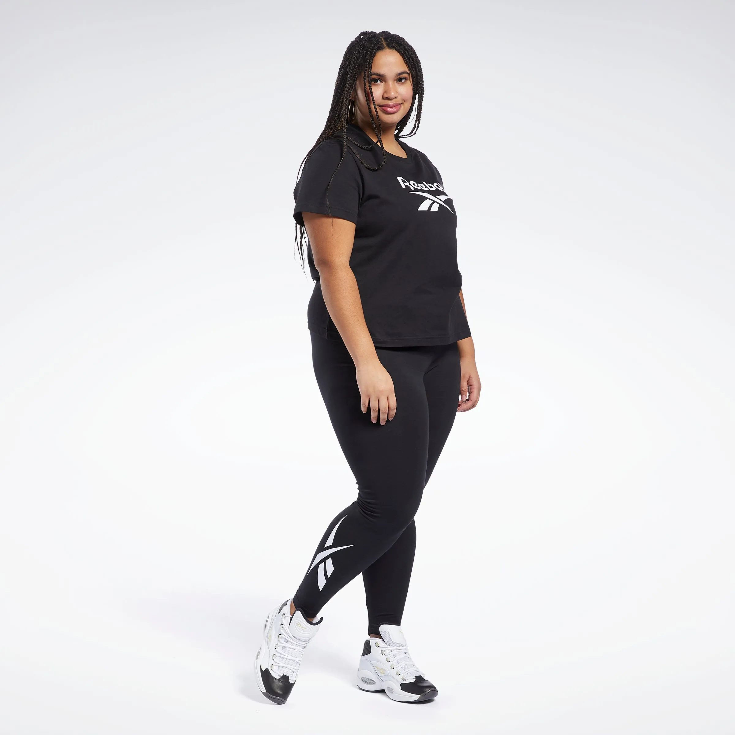 Reebok Apparel Women Classics Big Logo T-Shirt Black sold by Reebok product image thumbnail 2