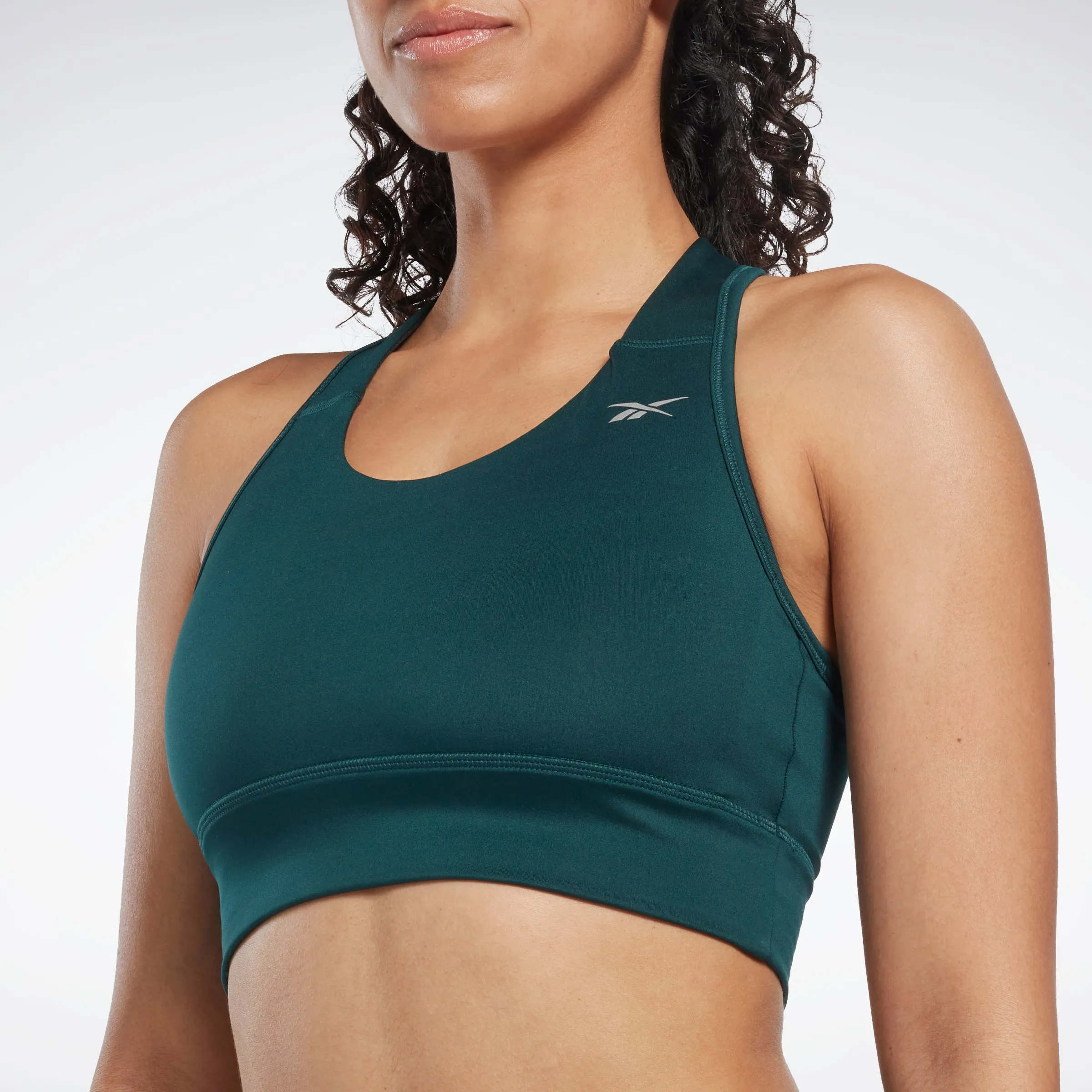 Reebok Apparel Women Running Essentials High-Impact Bra Forgrn sold by Reebok product image thumbnail 4