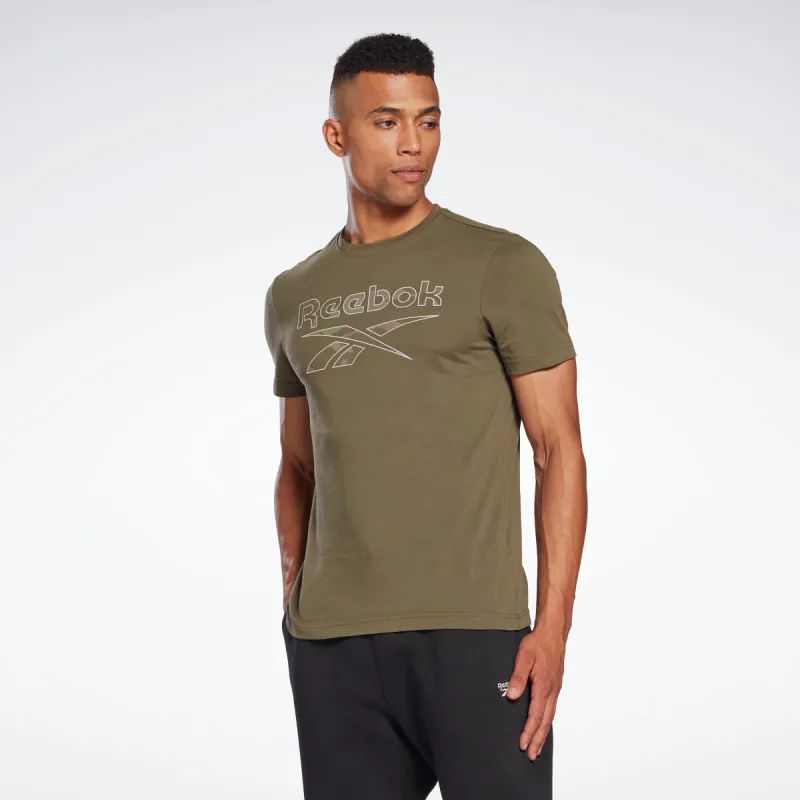 Reebok Apparel Men Reebok Identity Big Logo T-Shirt Armgrn sold by Reebok