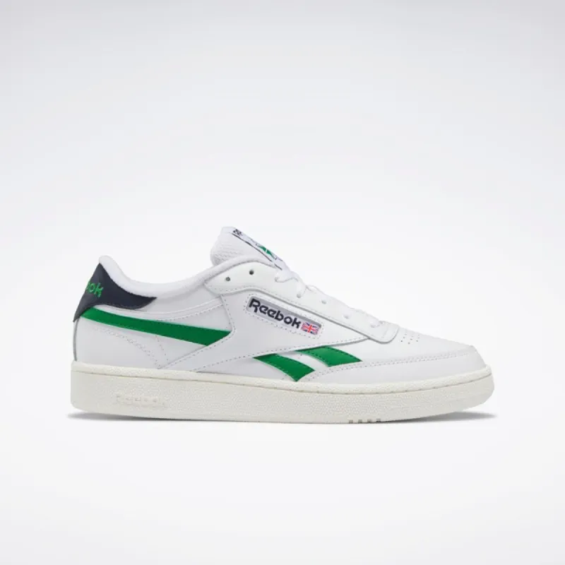 Reebok Footwear Men Club C Revenge Shoes FTWWHT/GLEGRN/VECNAV sold by Reebok