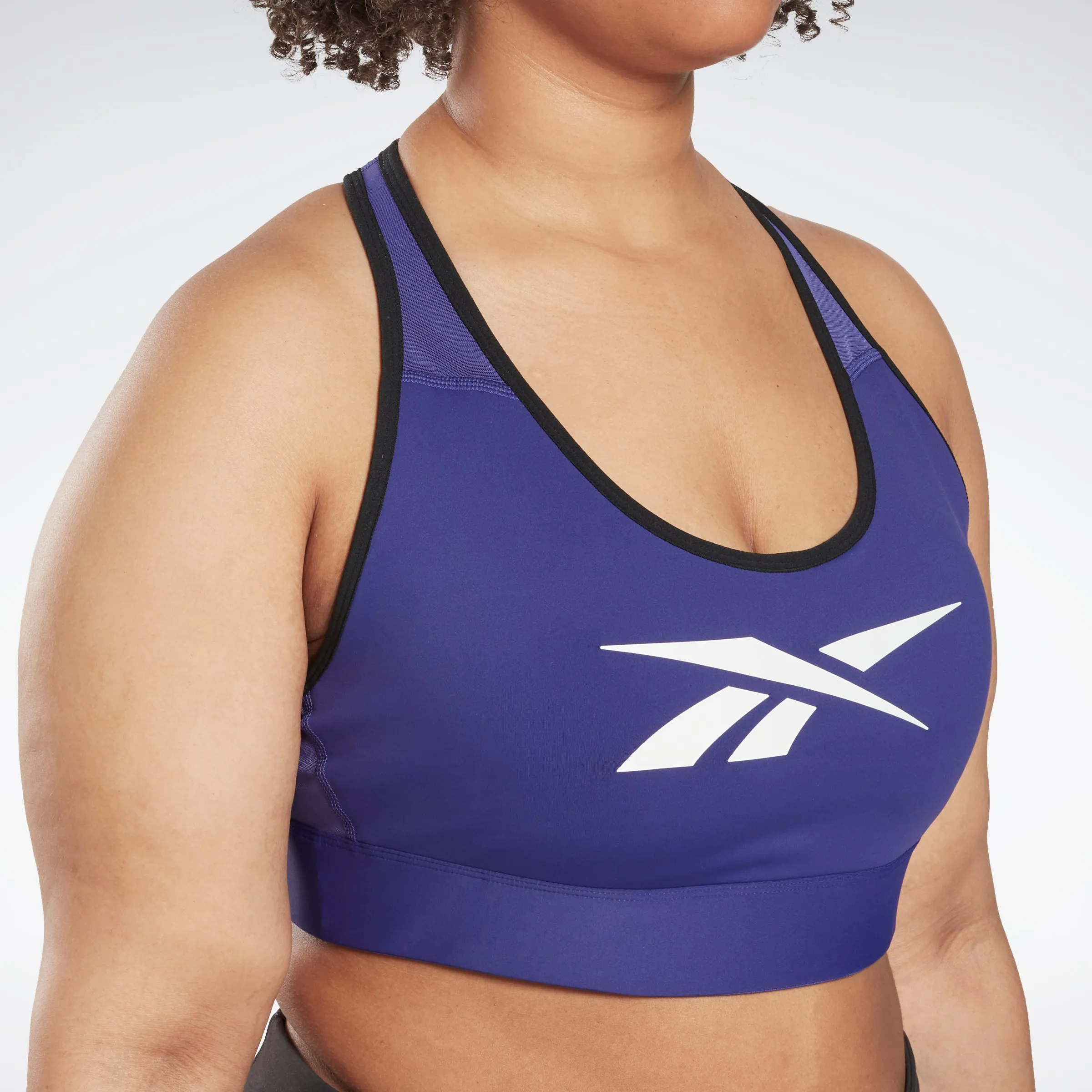Reebok Apparel Women Reebok Lux Vector Racer Sports Bra (Plus Size) Bolprp sold by Reebok product image thumbnail 4