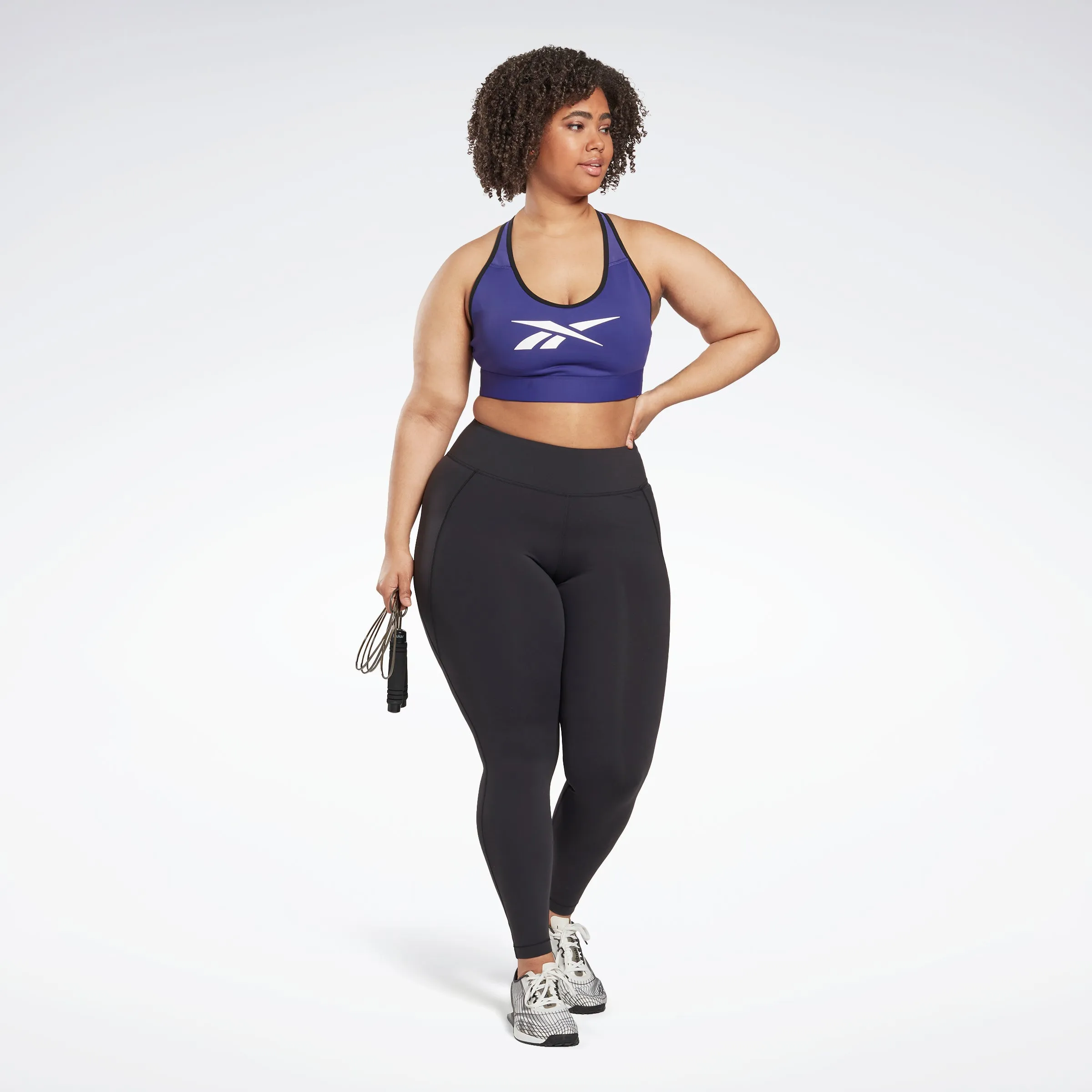 Reebok Apparel Women Reebok Lux Vector Racer Sports Bra (Plus Size) Bolprp sold by Reebok product image thumbnail 2