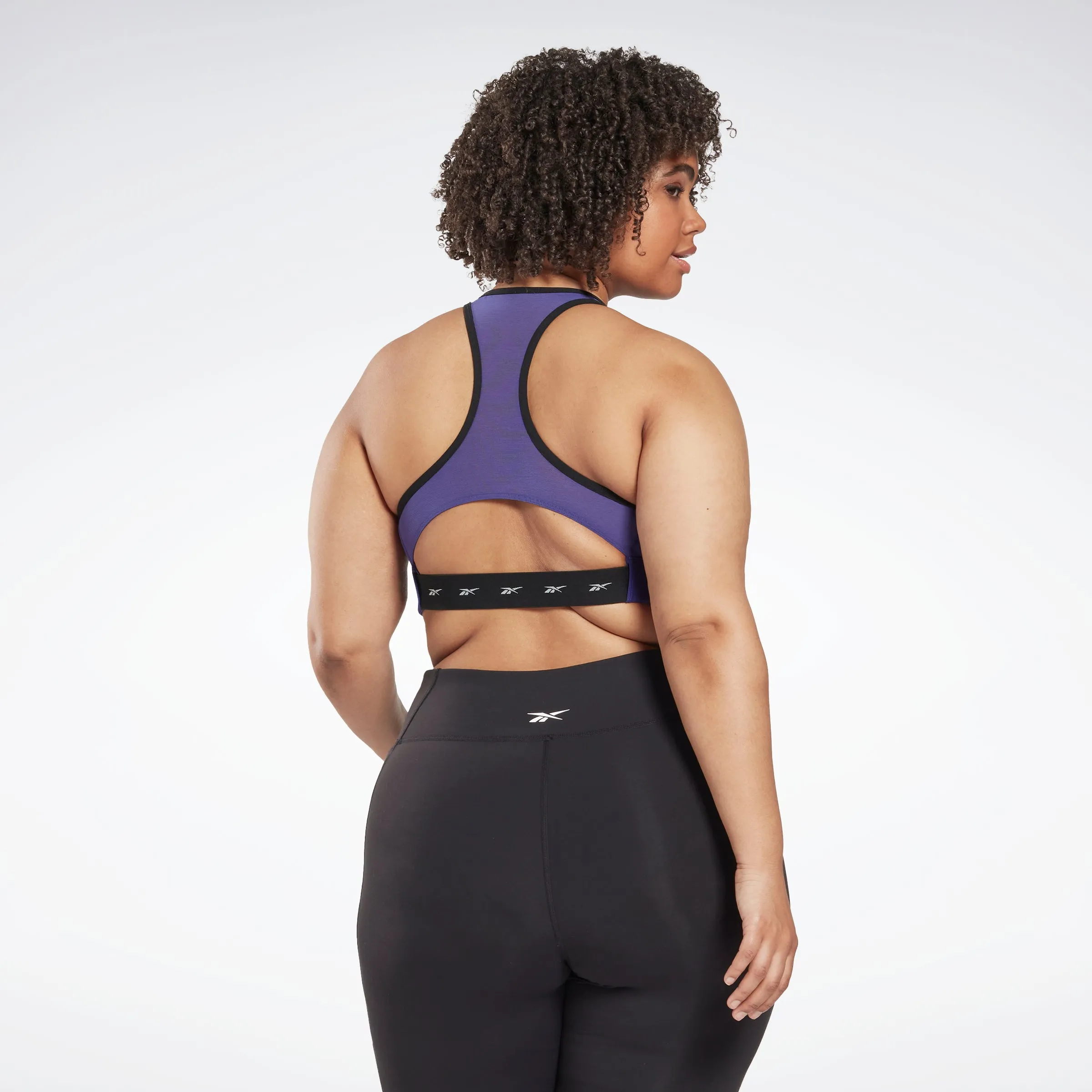 Reebok Apparel Women Reebok Lux Vector Racer Sports Bra (Plus Size) Bolprp sold by Reebok product image thumbnail 3
