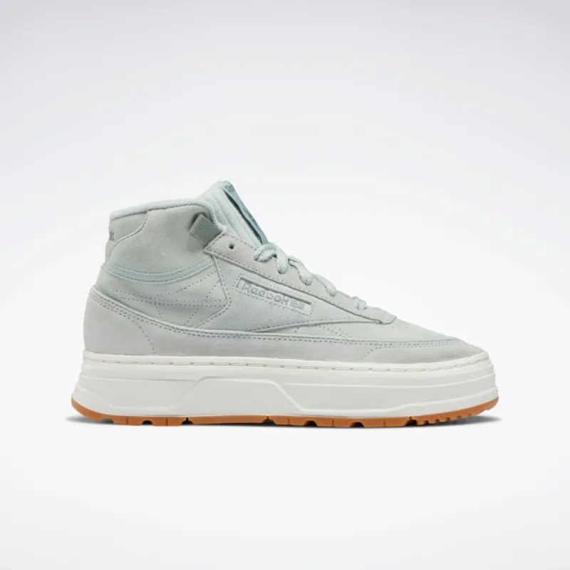 Reebok Footwear Women CLUB C GEO MID SHOES SEASPR/HARGRN/RBKG06 sold by Reebok