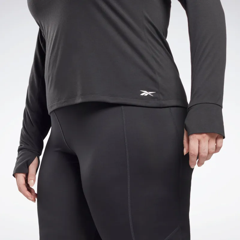 Reebok Apparel Women Workout Ready Supremium Long-Sleeve (Plus Size) Nghblk sold by Reebok