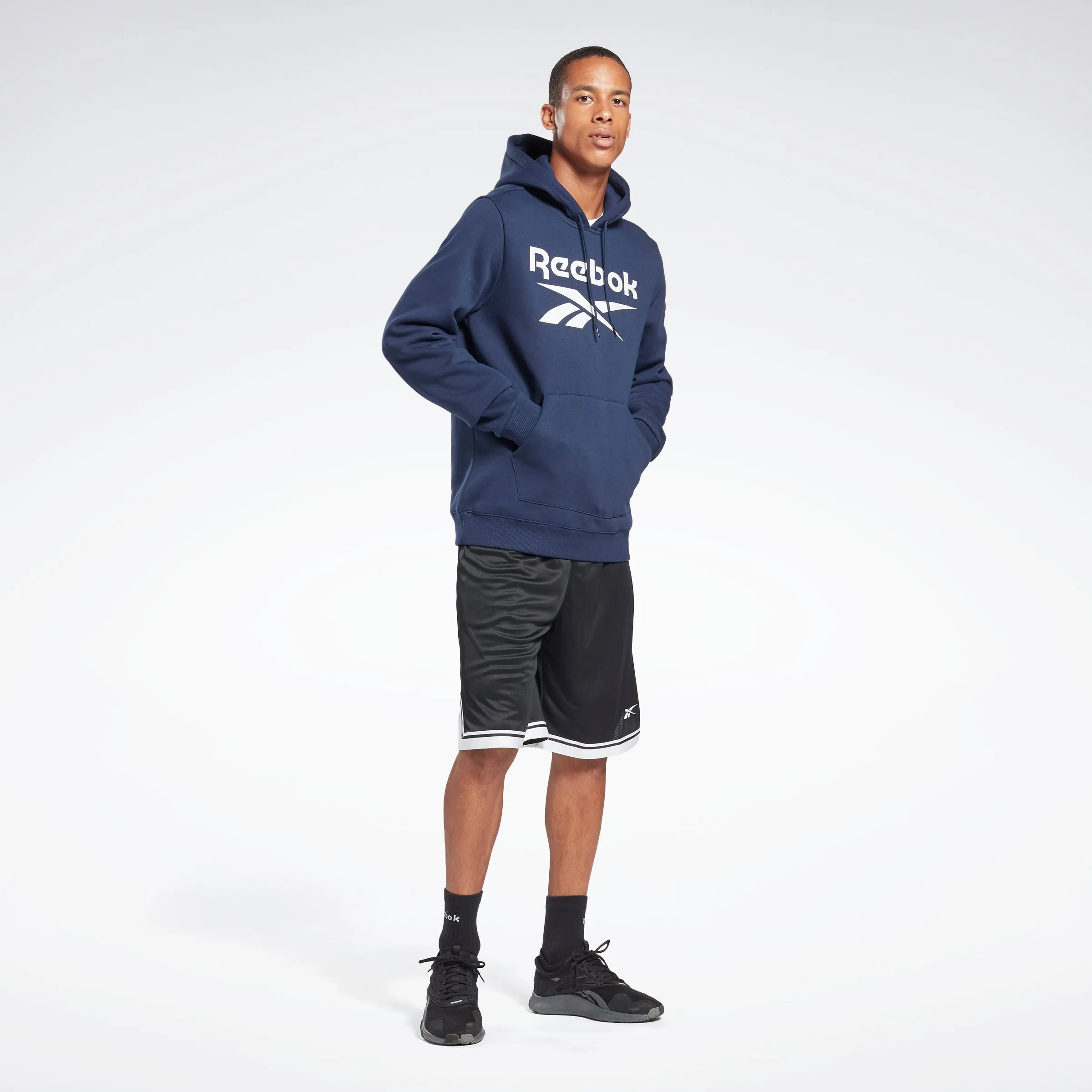 Reebok Apparel Men Reebok Identity Fleece Hoodie Vecnav sold by Reebok product image thumbnail 2