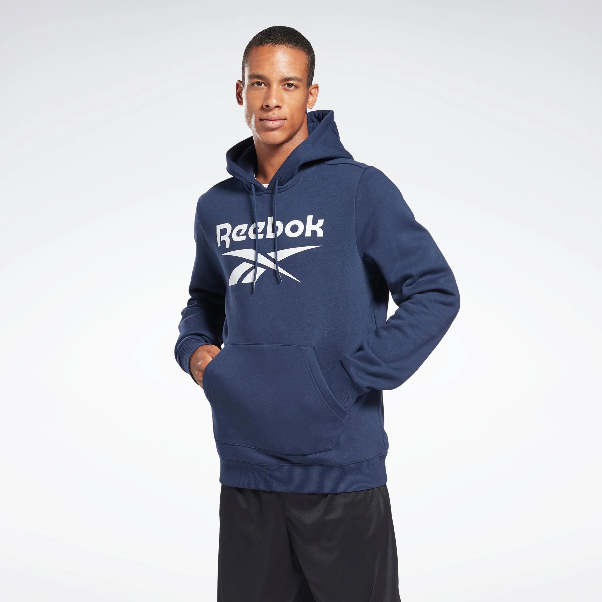Reebok Apparel Men Reebok Identity Fleece Hoodie Vecnav sold by Reebok
