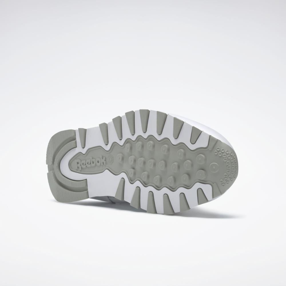 Reebok Footwear Men Classic Leather WHITE/LT GREY sold by Reebok product image thumbnail 4